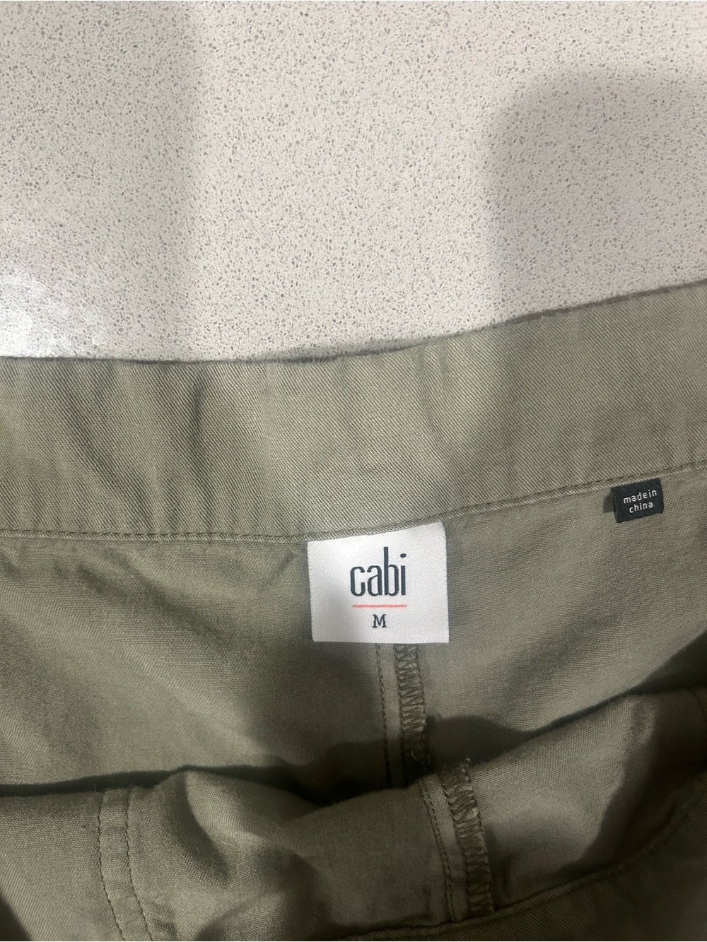 cabi women’s Classic Chino shorts in Olive Green